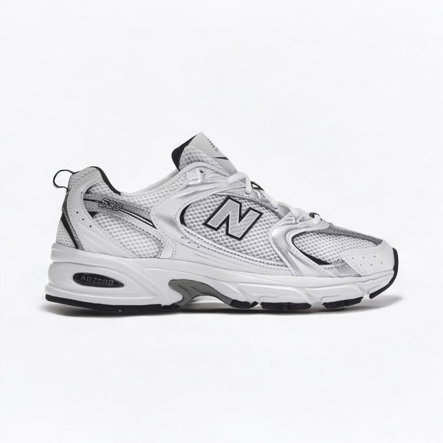 530 White Silver Navy
