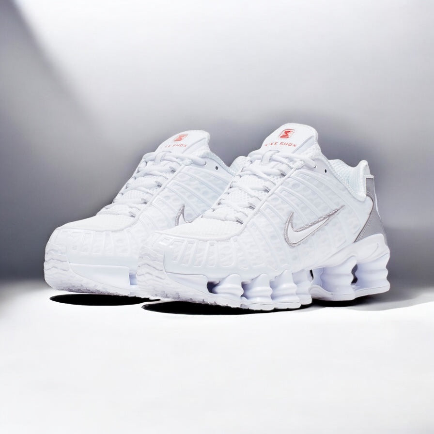 Shox TL White Metallic Silver