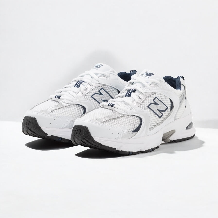 530 White Silver Navy