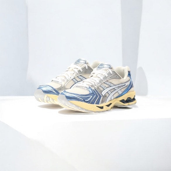 Kayano 14 Crème Bleu Métallique