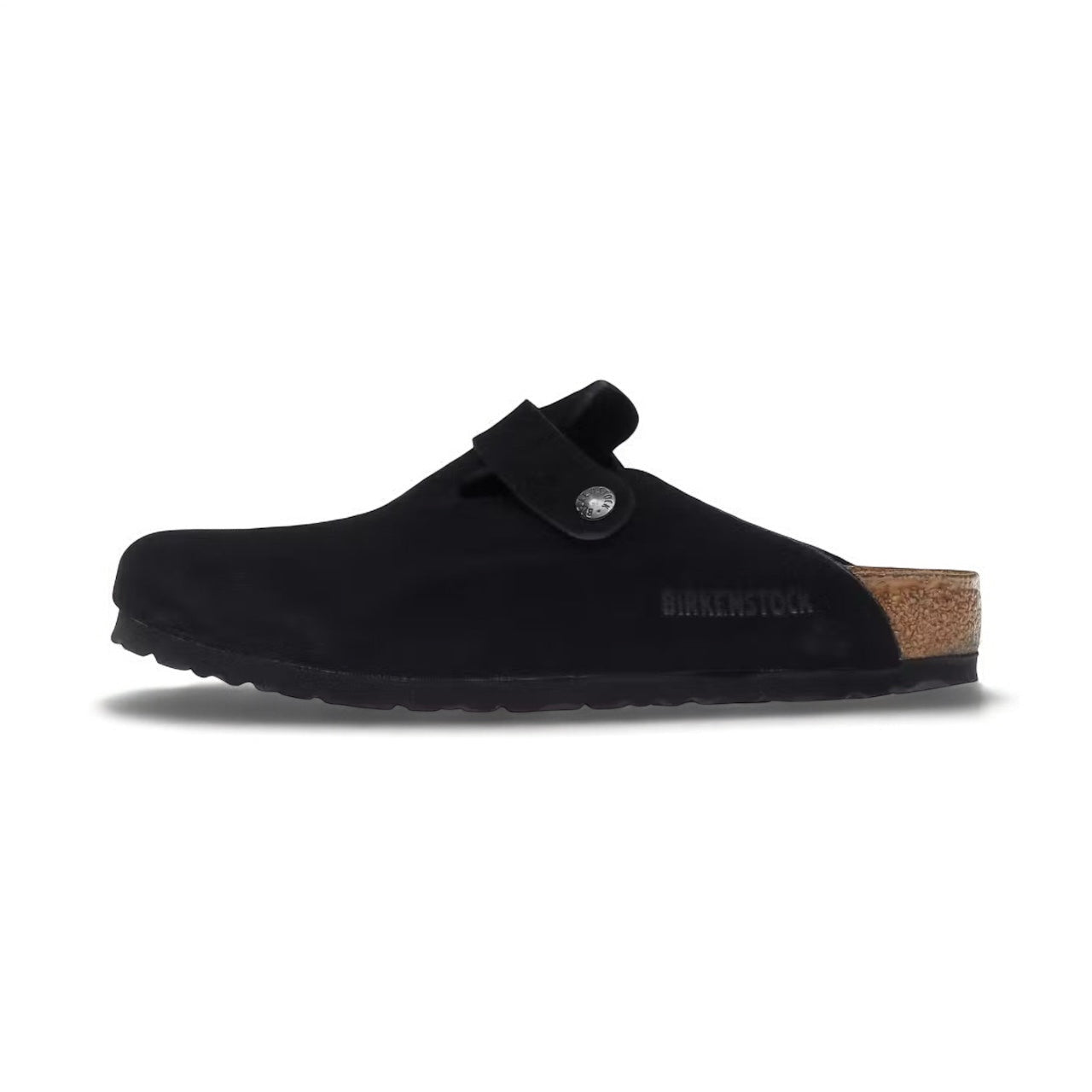 Boston Soft Footbed Suede Black