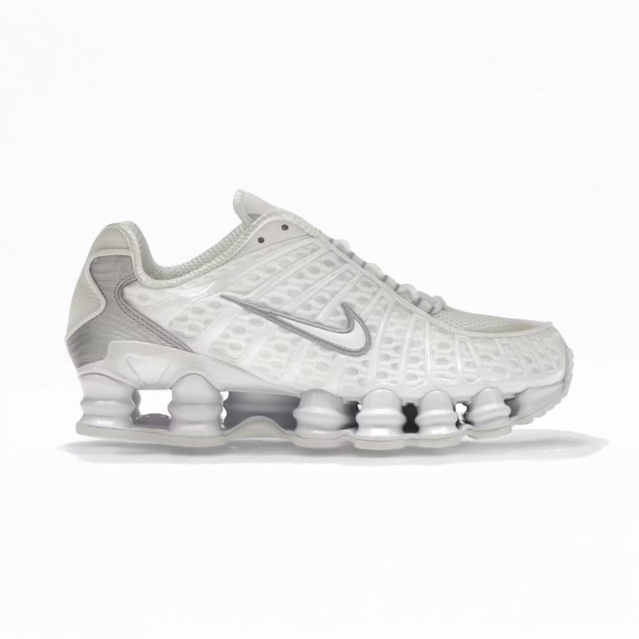 Shox TL White Metallic Silver
