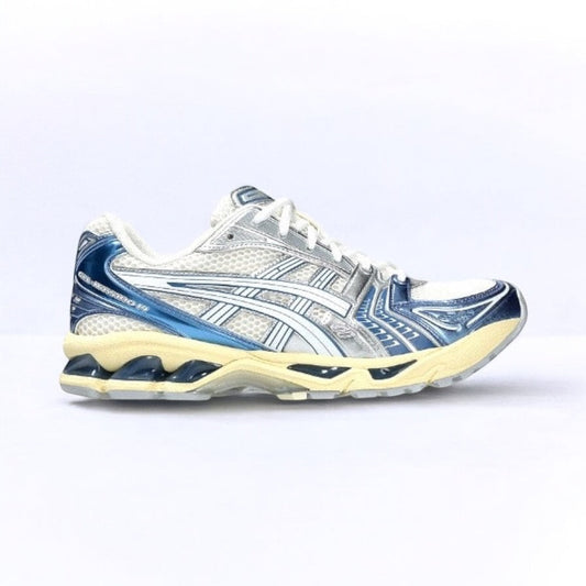 Kayano 14 Crème Bleu Métallique