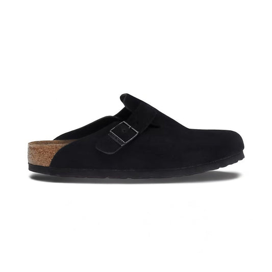Boston Soft Footbed Suede Black