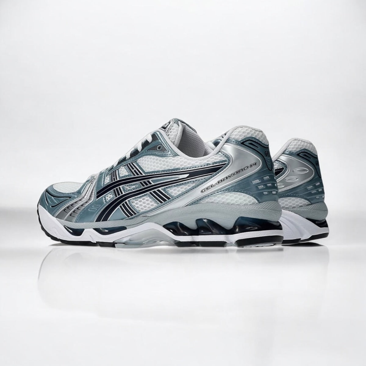 Kayano 14 White Fjord Grey